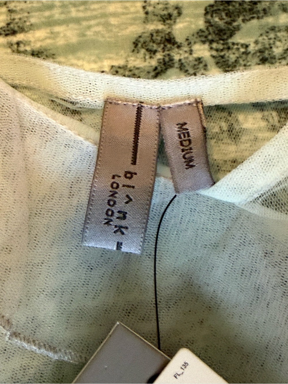 Anthropologie Sheer Ruffle One-Shoulder Tank Top - Light Blue - Picture 5 of 7